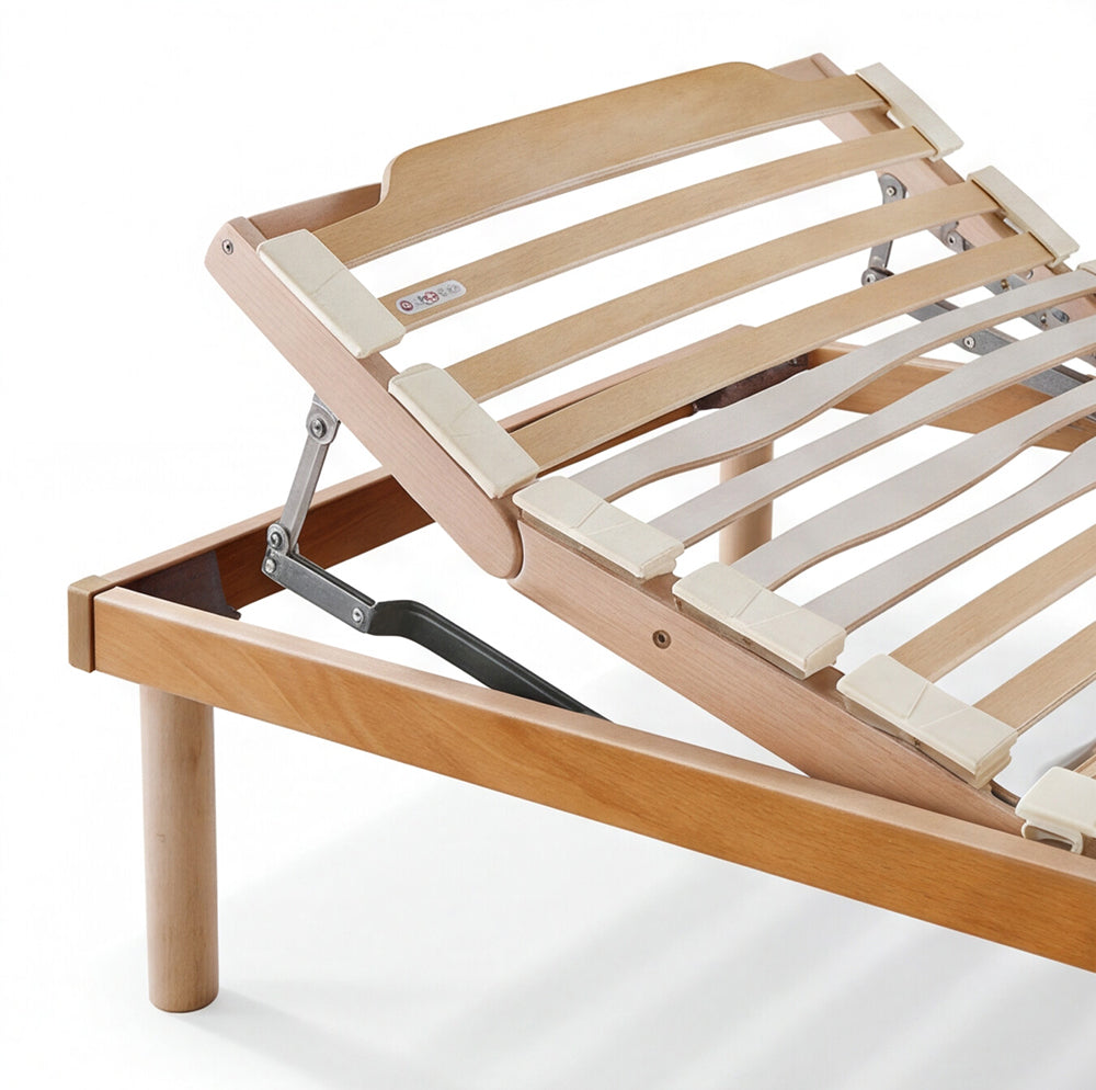 Elektrischer Lattenrost 120x190 cm aus Holz – Master