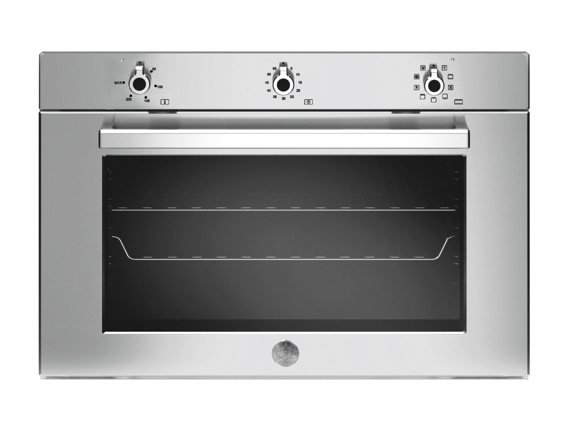 Maxi-Backofen 90 cm Einbau Bertazzoni F909PROEKX Multifunktion Elektro Edelstahl Klasse A