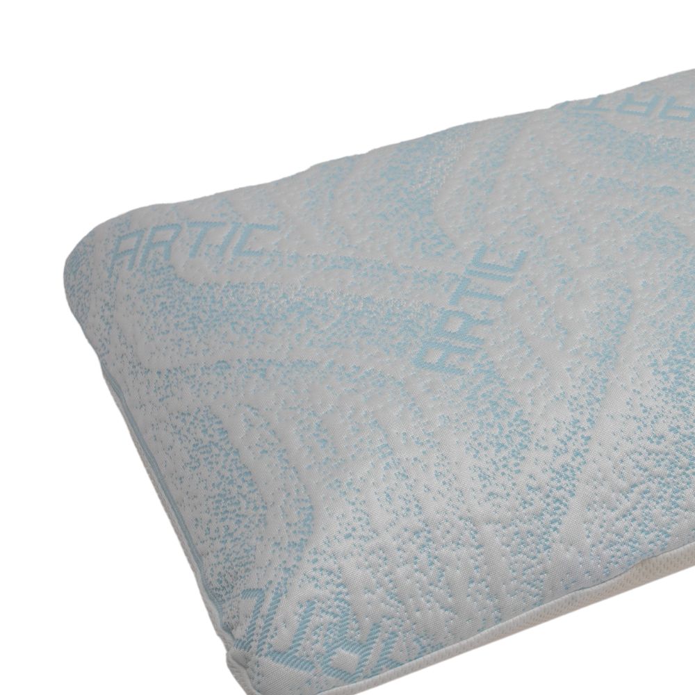 Cuscino in memory foam con federa removibile colore bianco 72x42x13H cm