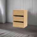 Cassettiera 3 cassetti colore rovere 50.8x39.6x71.3H Smart ST2