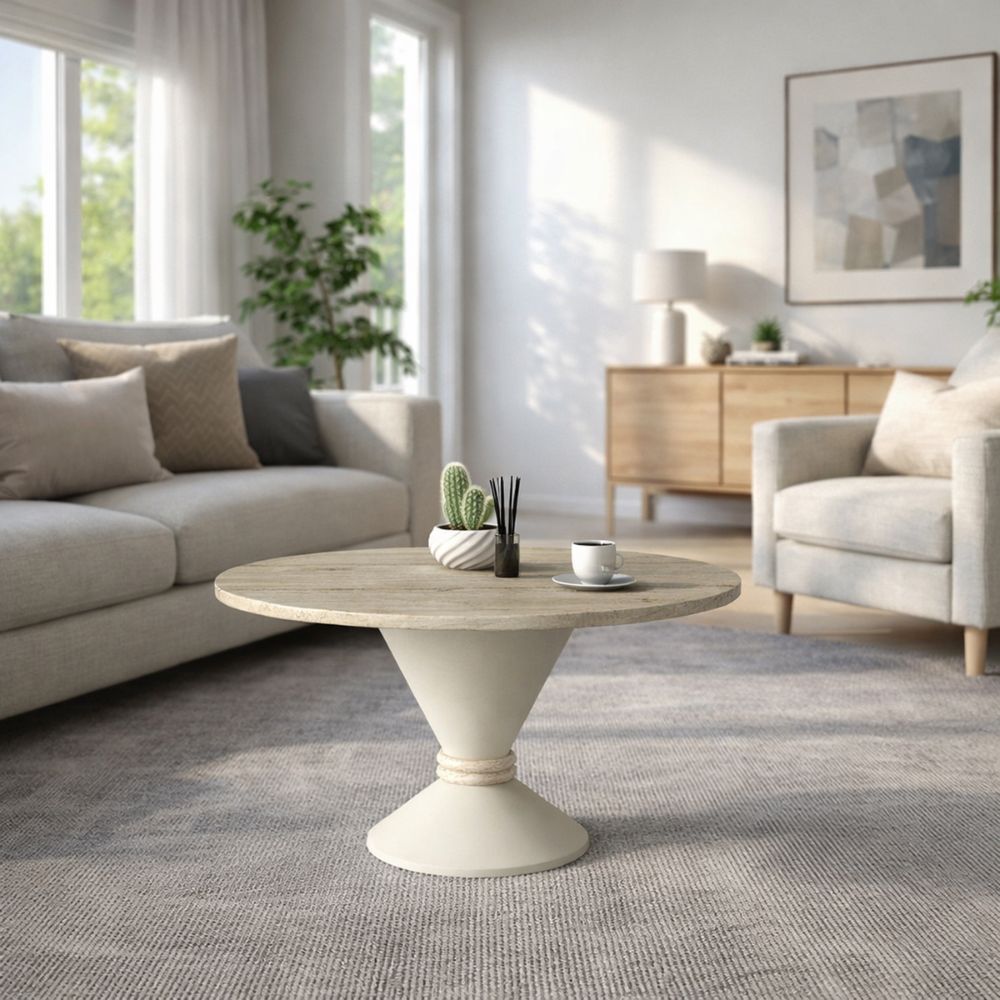 TABLE BASSE LEPPER COULEUR TRAVERTIN
