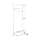 Armadio 2 ante 1 cassetto colore rovere 89x54x210.5H Arcadia