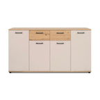 Madia 4 ante e 2 cassetti colore beige e artisan oak Kerry51A