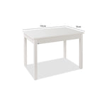 Ausziehbarer Tisch in Ulmenoptik 110x70 cm - Florenz