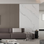 Pannello decorativo effetto marmo bianco lucido 122x300 PANGH31