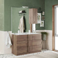 Mobile bagno doppia vasca colore rovere mercure Salemi120