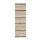 Cassettiera 5 cassetti colore rovere 42x42.2x128H Morgan