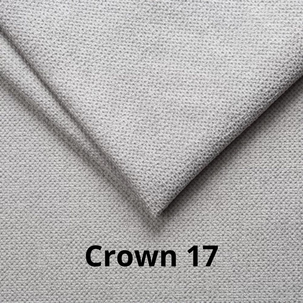 Divano letto con penisola reversibile e doppio contenitore tessuto grigio chiaro - Fermina Lounge