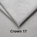 Divano letto con penisola reversibile e doppio contenitore tessuto grigio chiaro - Fermina Lounge