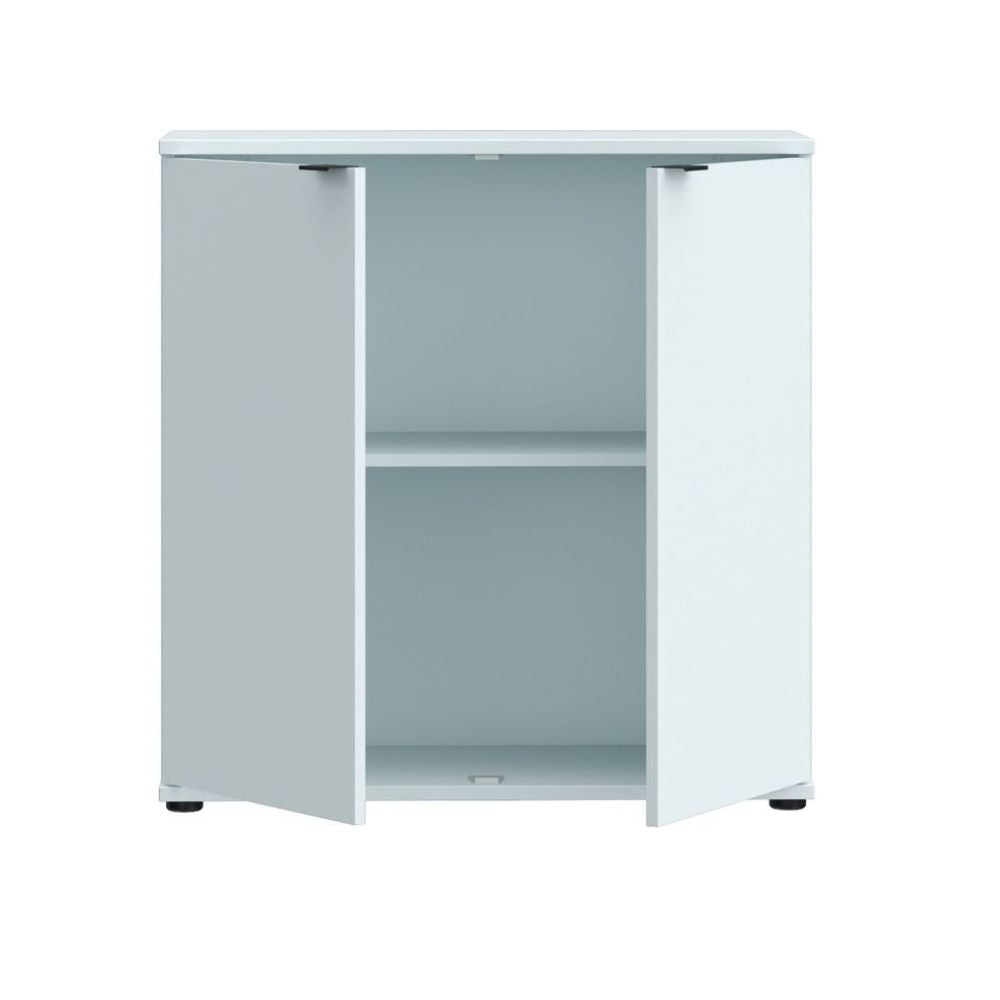 GNMK221-U58 MEHRZWECKSCHRANK MIT ZWEI TÜREN HELLGRAU L80CM3