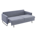 3-Sitzer-Schlafsofa, hellgrauer Stoff - Fly
