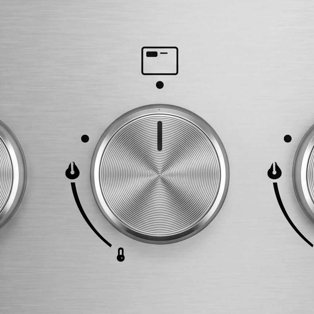 Cuisinière à gaz 50x80h cm en acier inoxydable avec four classe A - Flora 60