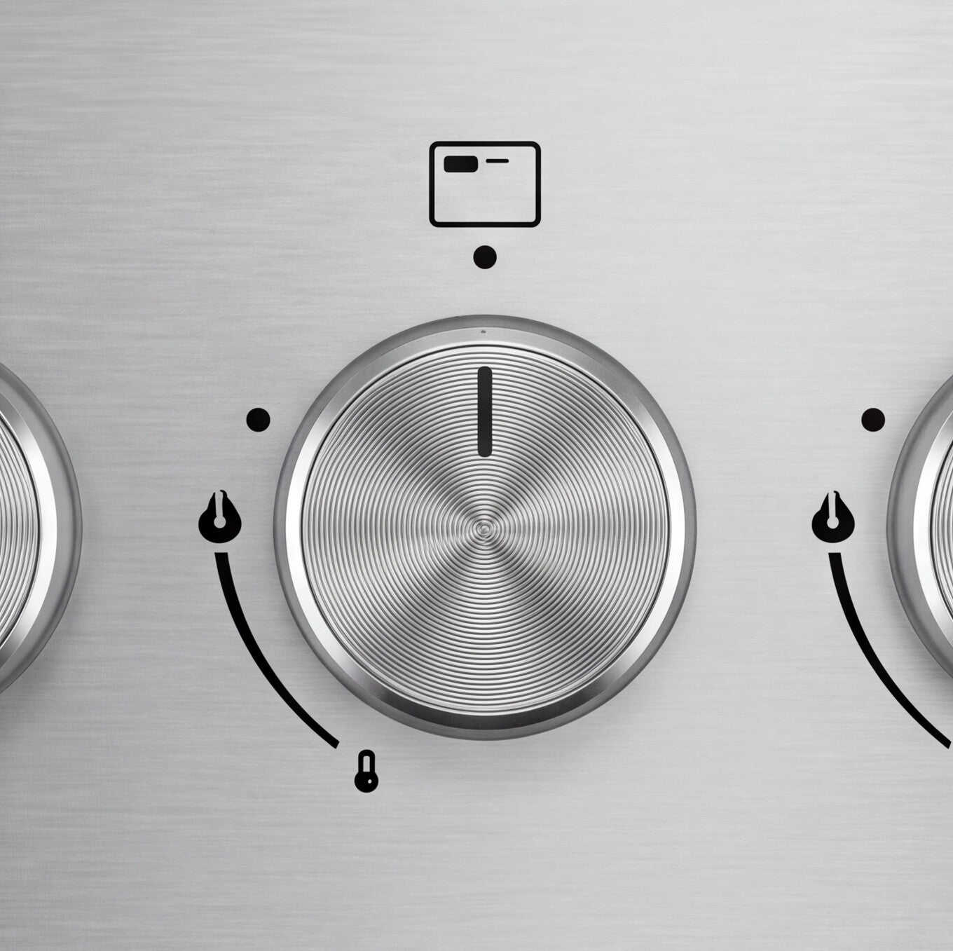Cuisinière à gaz 50x80h cm en acier inoxydable avec four classe A - Flora 60