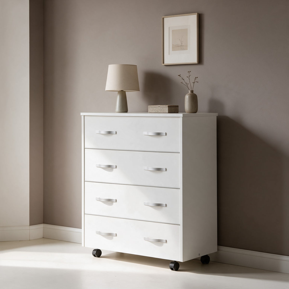 Mobile letto con rete a doghe colore bianco 85x100H cm - Giroletto