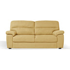Divano 3 posti tessuto Roma14 colore giallo 211x98x92h Alenda