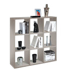 Libreria con vani a giorno colore olmo perla 106x32x106H cm - Hawai