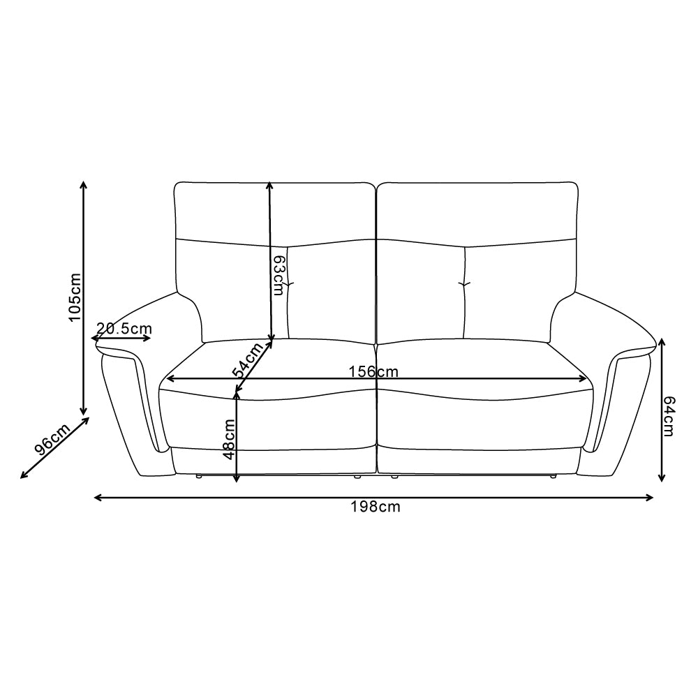Set divani recliner elettrici 3 posti + 2 posti + poltrona recliner tessuto sabbia Elysio