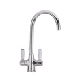 Miscelatore da cucina satinato con comandi in ceramica Paini 84CN544