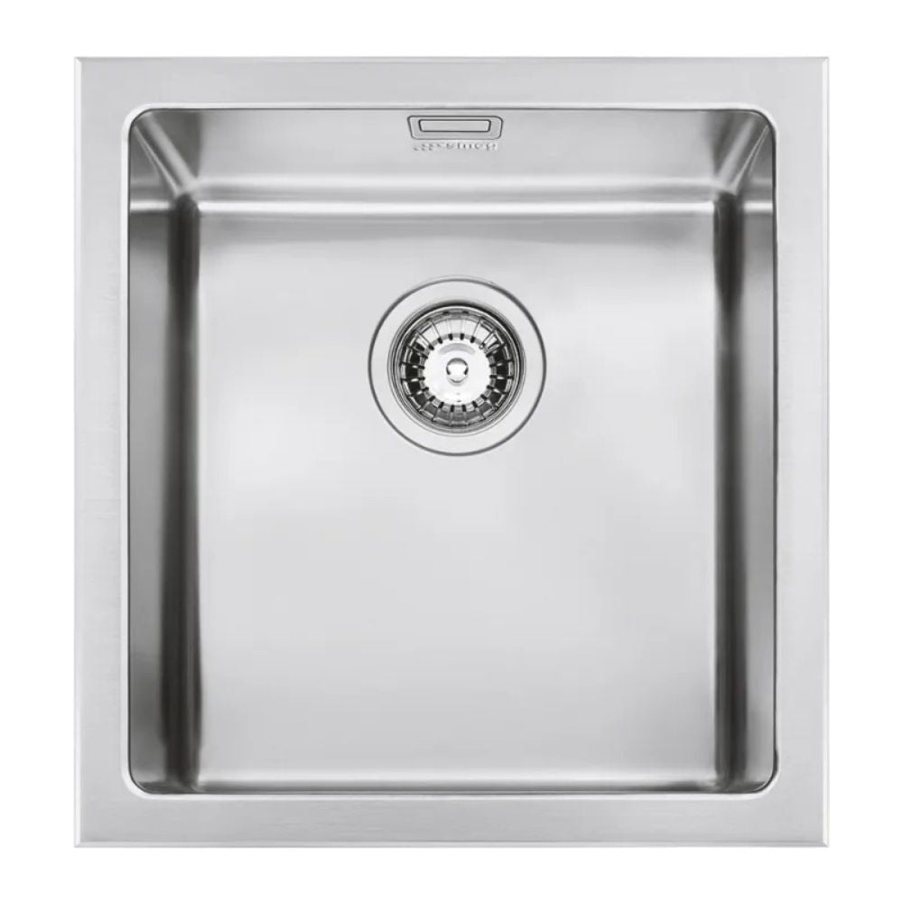 Einbauspüle, Einzelbecken, flächenbündig, 40x46 cm, Edelstahl gebürstet - Smeg VQR40