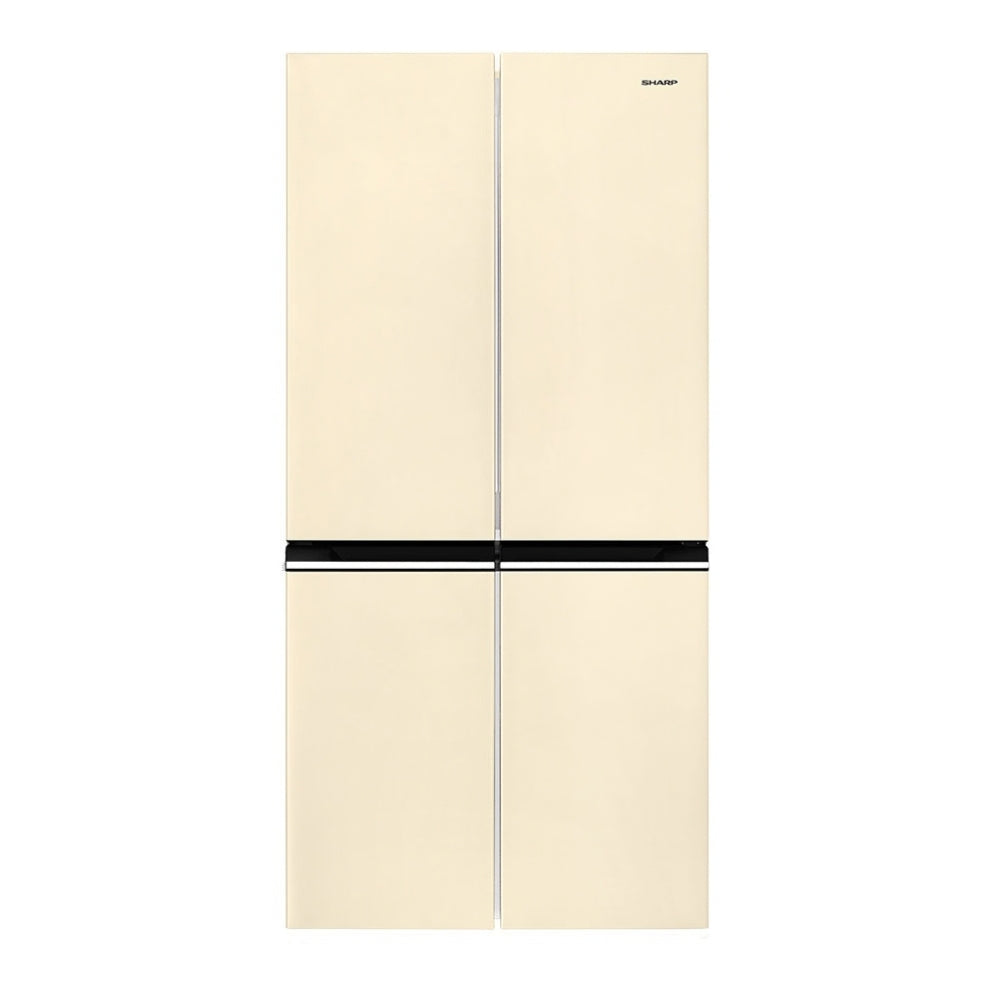 Frigorifero side-by-side libera installazione 4 porte 488 L Advanced NoFrost crema classe E Sharp SJ-NFA15IMXJE-EU2