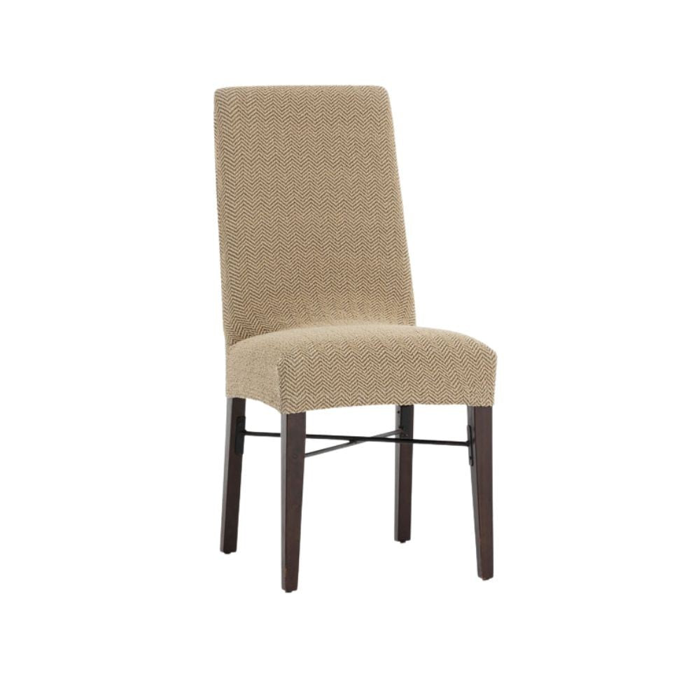 Coprisedia tessuto elastico colore beige - Jaz