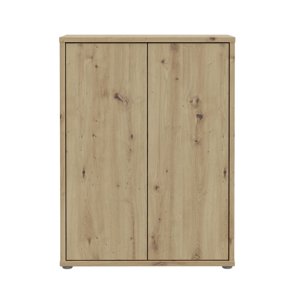 Mobile multiuso 2 ante colore rovere 74.5x35x99 Medea
