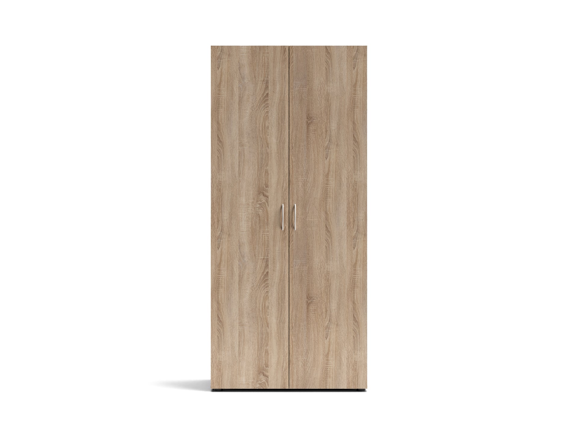 Armadio in legno con due ante 80x177h cm colore rovere sonoma - Seba