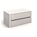 Innenkommode für Kleiderschrank mit 2 Schubladen, weiß, 77,8x43H cm - Alice