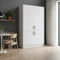 Cucina a scomparsa completa di elettrodomestici bianco 125 cm - Fold