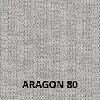 Divano letto 3 posti tessuto grigio chiaro 205x100x102H materasso 20 cm Marea
