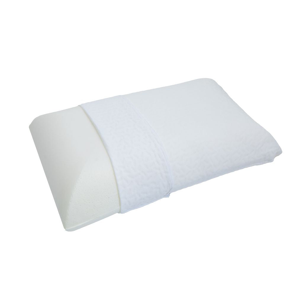Memoryschaumkissen mit Premium-Jersey-Bezug, abnehmbar, 72x42x18H cm