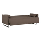 Divano 3 posti con funzione letto in tessuto colore beige - Odino