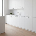Poignée en plastique chromé pour meuble Y801 KP004128CR