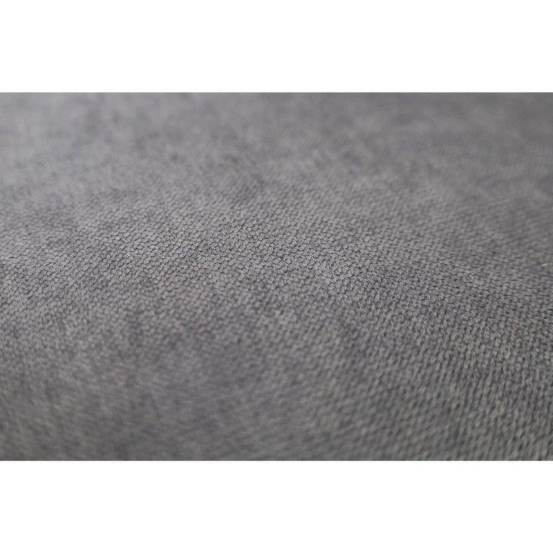 Divano con penisola contenitore reversibile colore grigio cenere - Olymp