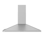 Hotte pyramidale inox 90 cm avec éclairage LED - Samet Eolo