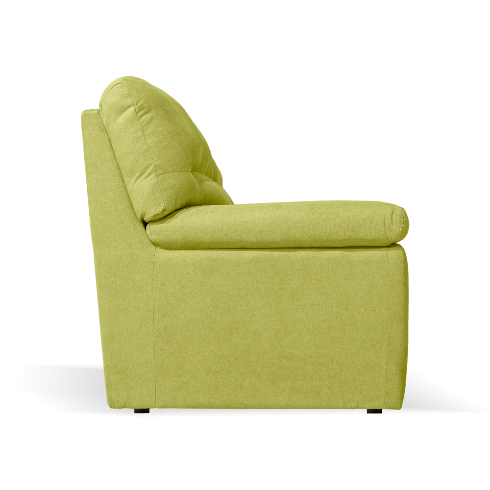Divano 2 posti tessuto Roma16 colore verde 160x98x92h Alenda