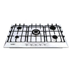 Piano cottura 5 fuochi gas ghisa in acciaio inox Apollo90 Samet