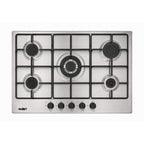 Table de cuisson en acier inoxydable à 5 brûleurs 70 cm - Samet Ercole