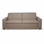 Divano letto 3 posti tessuto Queens colore taupè 200x98x86h Flash