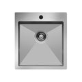 Lavello cucina incasso monovasca 45x50.5 cm inox SA310401 Samet