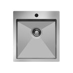 Lavello cucina incasso monovasca 45x50.5 cm inox SA310401 Samet