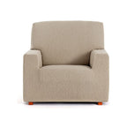 Copripoltrona elastico colore beige 80/110 cm Troya