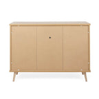 Sideboard 120x88,5h cm mit 3 Türen, Eiche und Anthrazit und Grau - Epik 51