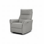 Poltrona relax recliner elettrico in tessuto grigio Softwave