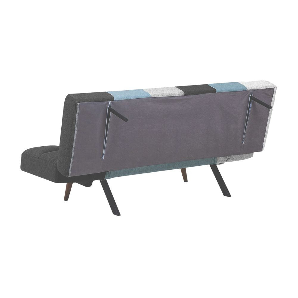 Schlafsofa mit neigbaren Armlehnen Patchwork 181 cm – Dube