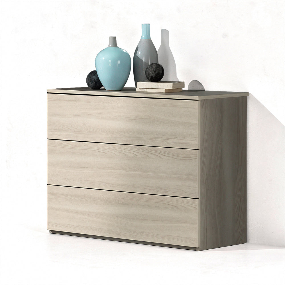 Commode 3 tiroirs couleur orme - Manitoba