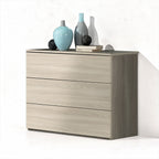 Commode 3 tiroirs couleur orme - Manitoba