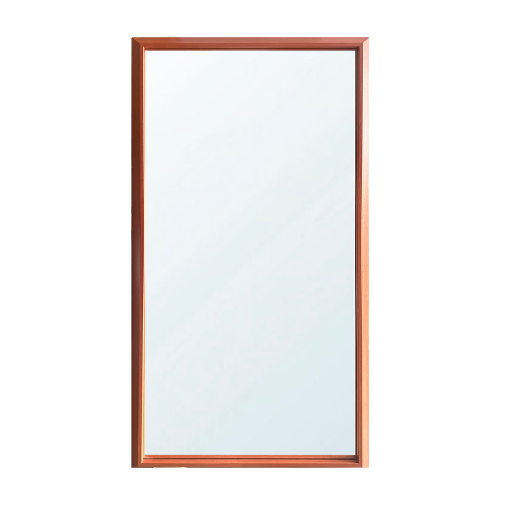 Specchiera rettangolare con cornice sintesi ciliegio 127x65 cm. SP49