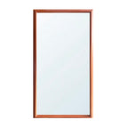 Specchiera rettangolare con cornice sintesi ciliegio 127x65 cm. SP49