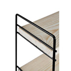 Scaffale Hobby 3 ripiani 40x13x40 nero ASZ1571